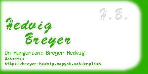 hedvig breyer business card